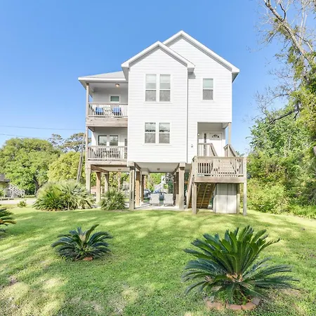 Seabrook Getaway With Balconies And Bay Views! Villa Exterior photo